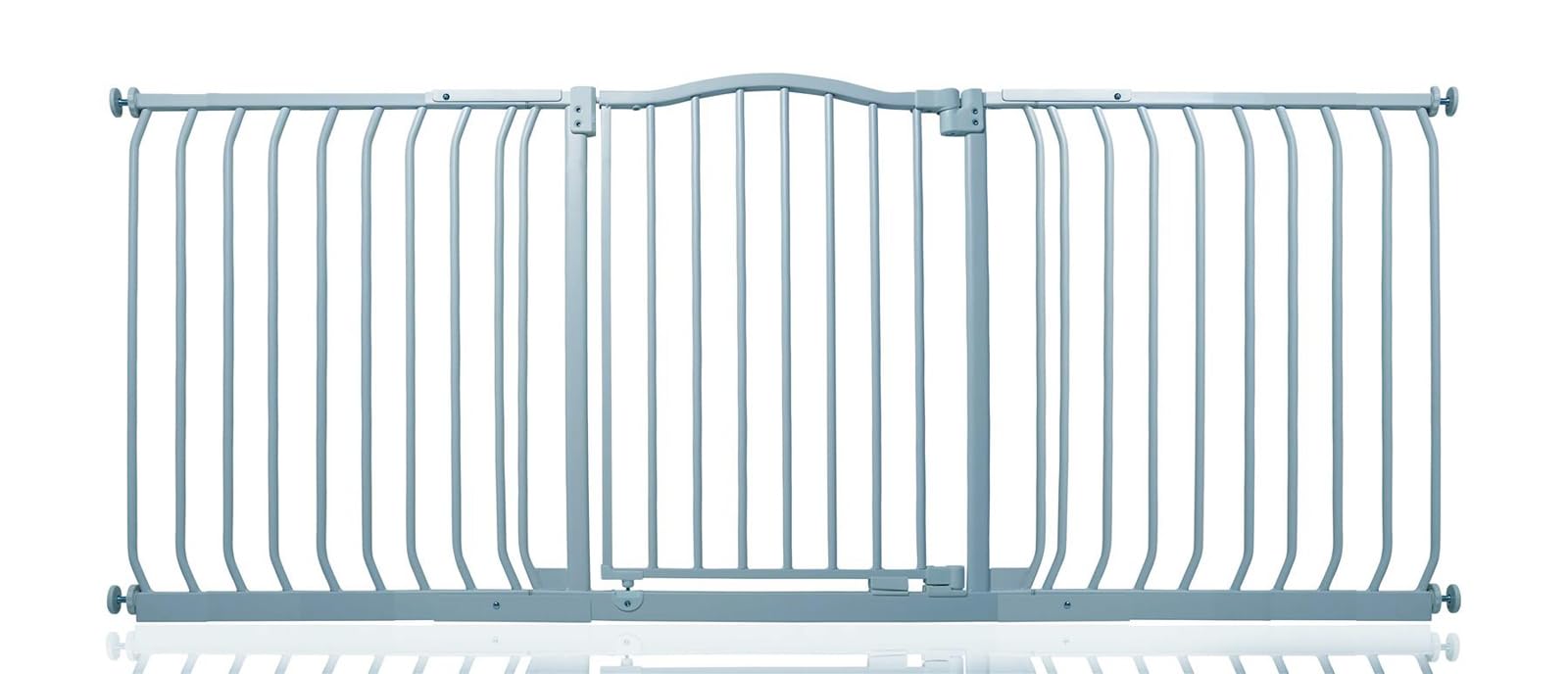 Safetots Curved Top Safety Gate, 71cm - 80cm, Matt White, Pressure Fit Stair Gate, Baby Gate for Doors Hallways and Spaces, Safety Barrier, Easy Installation — view 15
