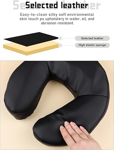 Miniatura 4 de EBANKU Juego de cojines universales ajustables para mesa de masaje, cama y almohada