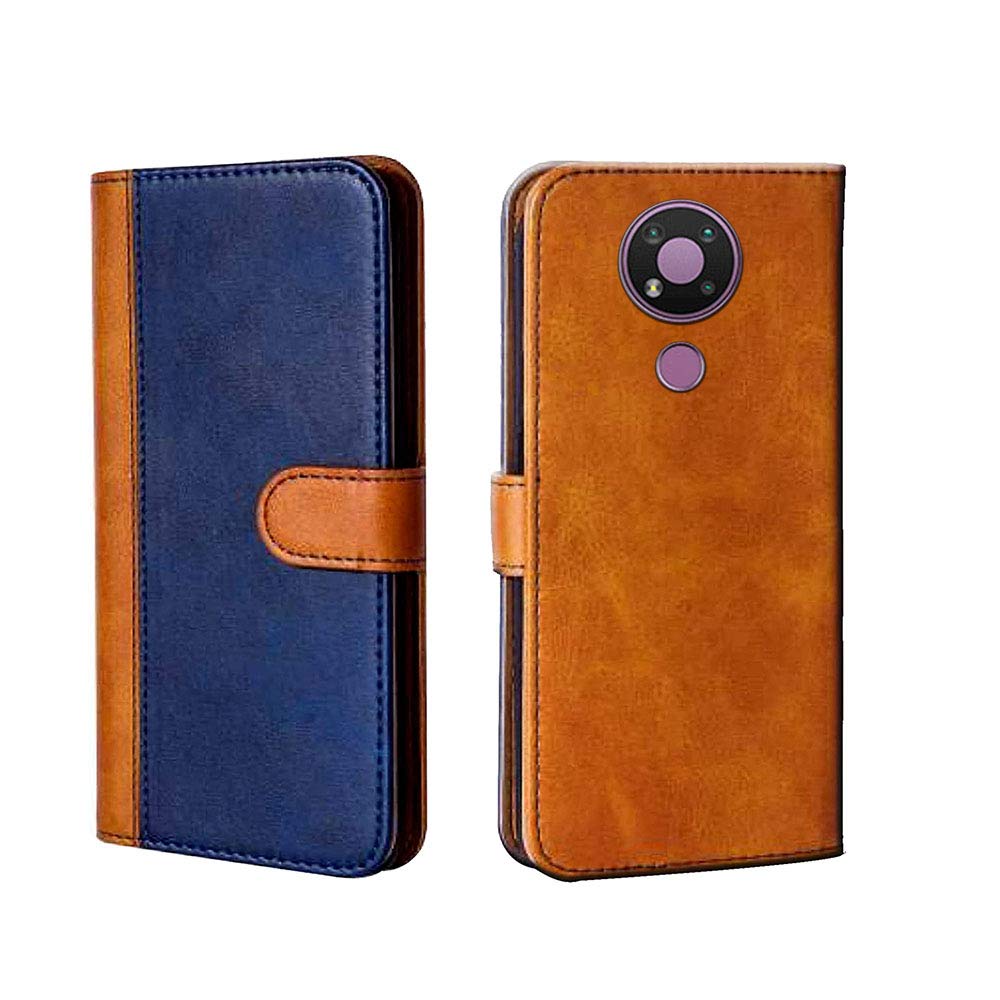 Pinaaki Enterprises Nokia 3.4 PU Leather Flip Cover | Premium Leather Finish | with Card Pockets | Wallet Stand |Complete Protection Cover for Nokia 3.4 Brown (B0918J9652) Amazon Price History, Amazon Price Tracker