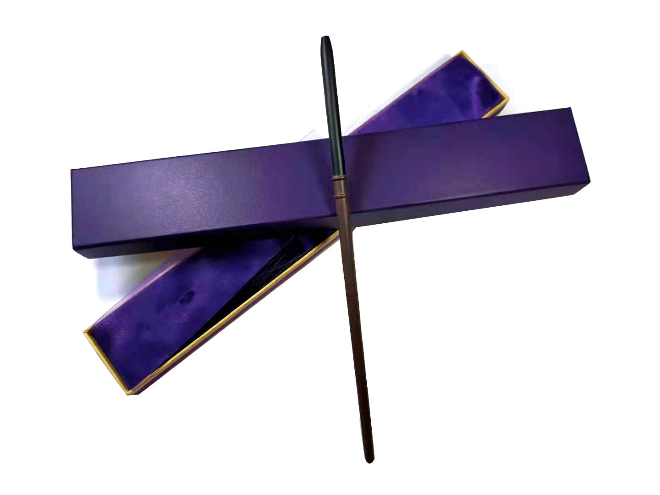 WENC Magic Wand Metal Core Wand Hermione Magic Wand Halloween Cos Show Magic Wand Wizard Training Wand Magician Props Wand Malfoy(Metalcore)