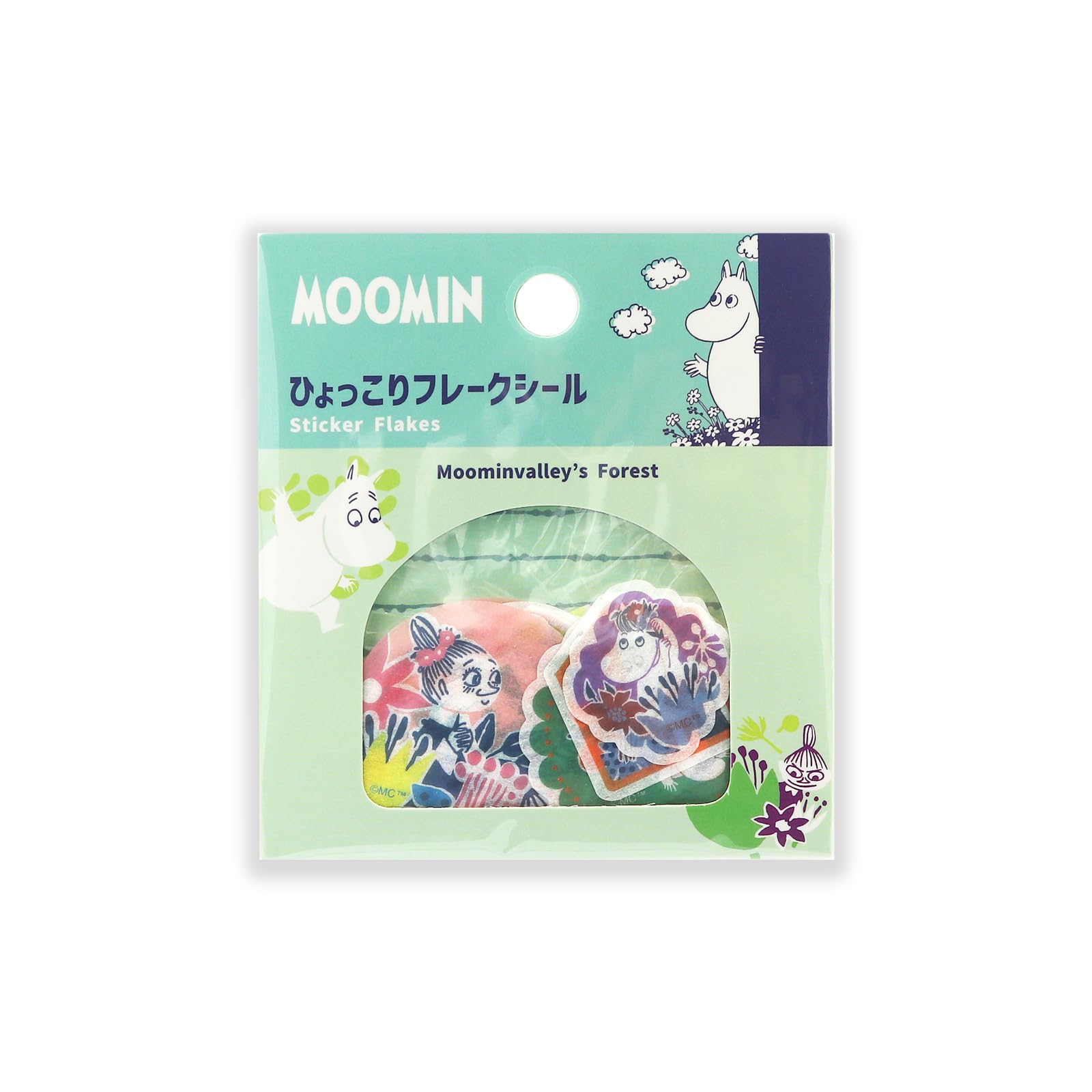 World Craft Moomin Seal Flake Seal Forest and Moomin A MOFS-001