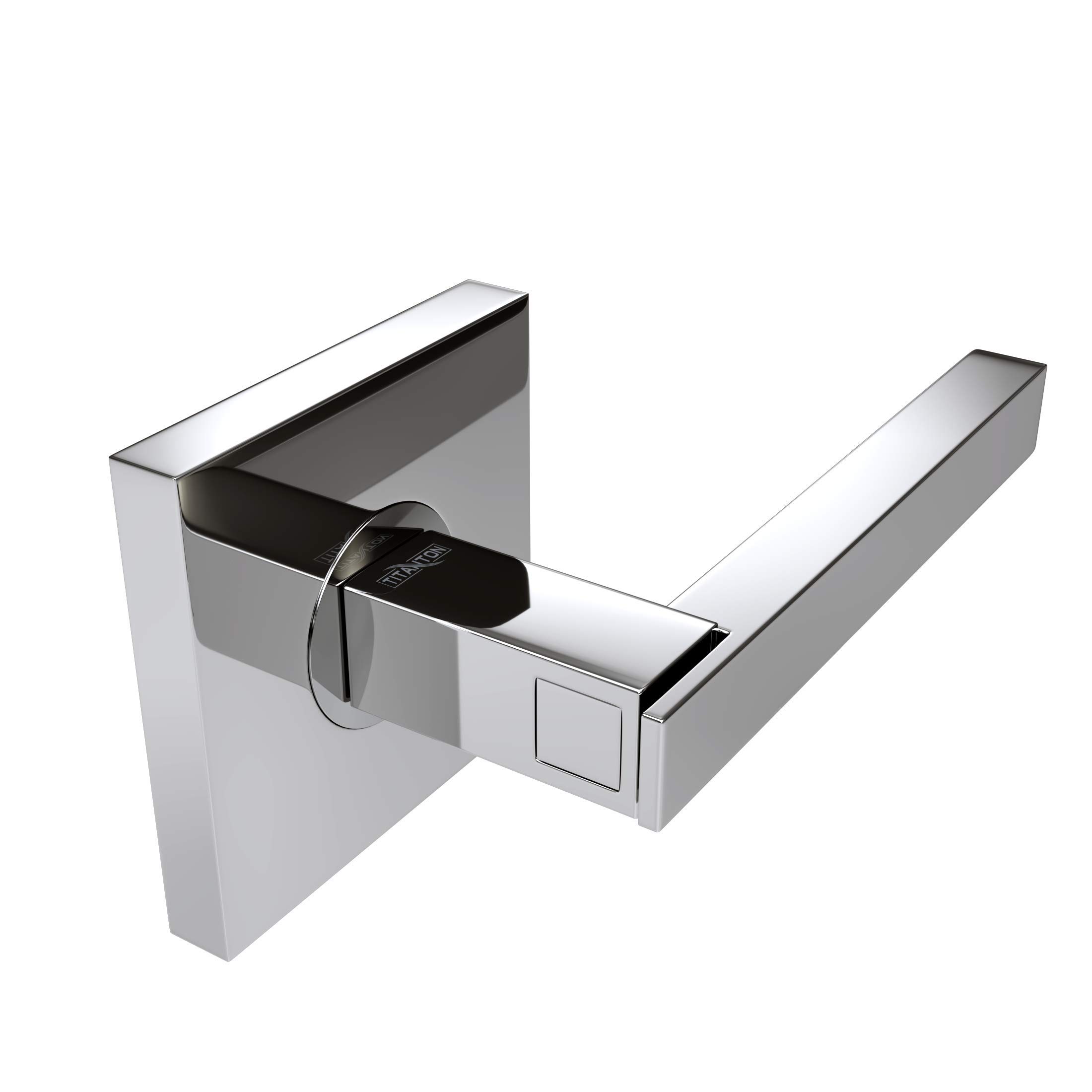 TITANTON 1721 - Inactive Door Handle Door Lever in Polished Chrome Finish - Dummy Right