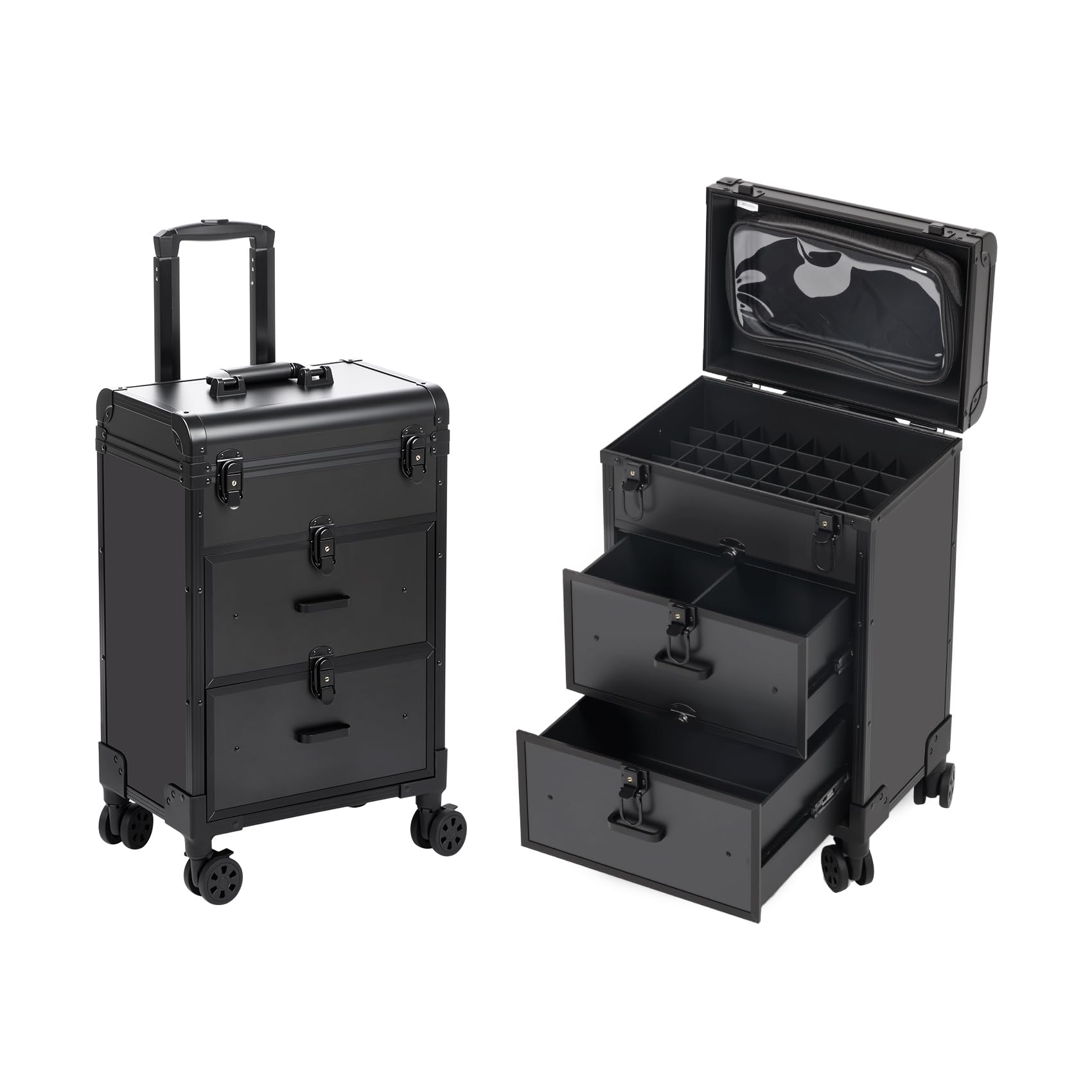Amazon.com: 3 in 1 Rolling Makeup Case, Professional Cosmetology
