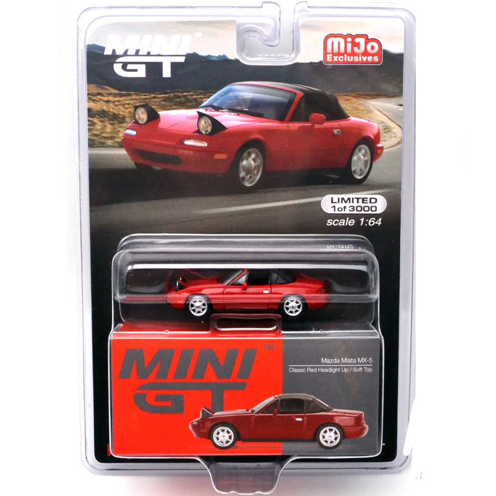Amazon | MINI GT MiJo 限定 マツダ MX-5 (クラシック・レッド) ヘッド