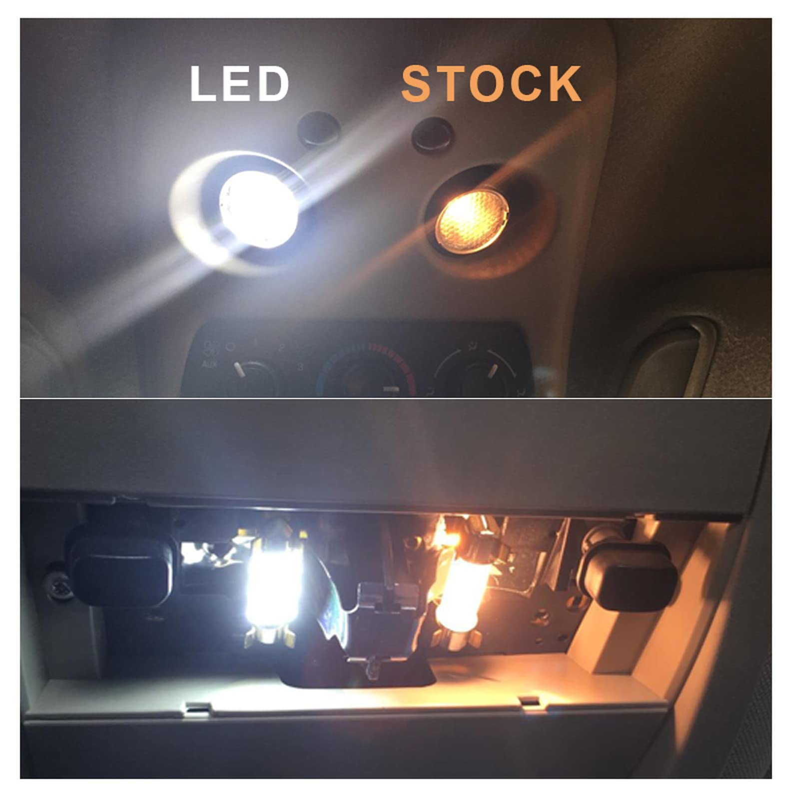 8 Bombillas LED Blancas para Mapa de Coche, luz de Techo, Kit Interior Apto para Mazda 3 Sedan 2014 2015 2016 2017 2018, lámpara de Placa de Carga para Maletero