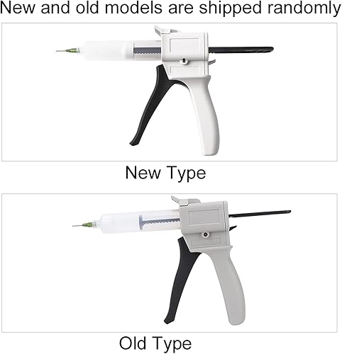 Miniatura 2 de Pistola de pegamento dispensadora de 1.0fl oz, pistola de pegamento manual de plástico, herramienta manual de mango de un solo tubo, pistola de