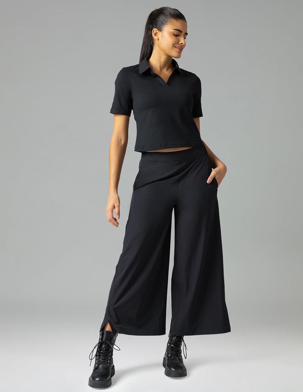 Colorfulkoala Sorona Women's Short Sleeve Golf Polo Shirts Collared V Neck Quick Dry Tennis Workout Tops Moisture Wicking - Image 3