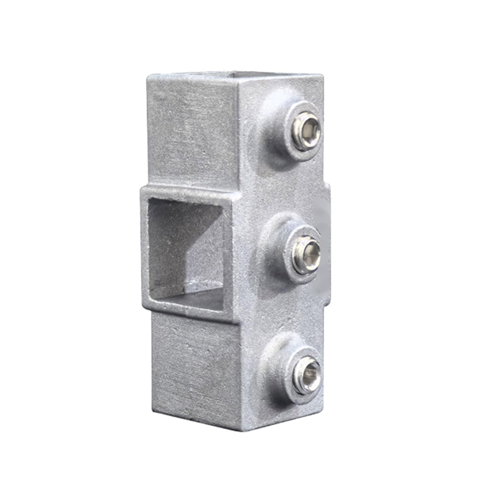 Nvoqilin 20X20 Straight 4Ways Aluminum Alloy Joint Square Tube Connector Connection Fastener For Furniture Framing And Structural Enduring Connection Fastener