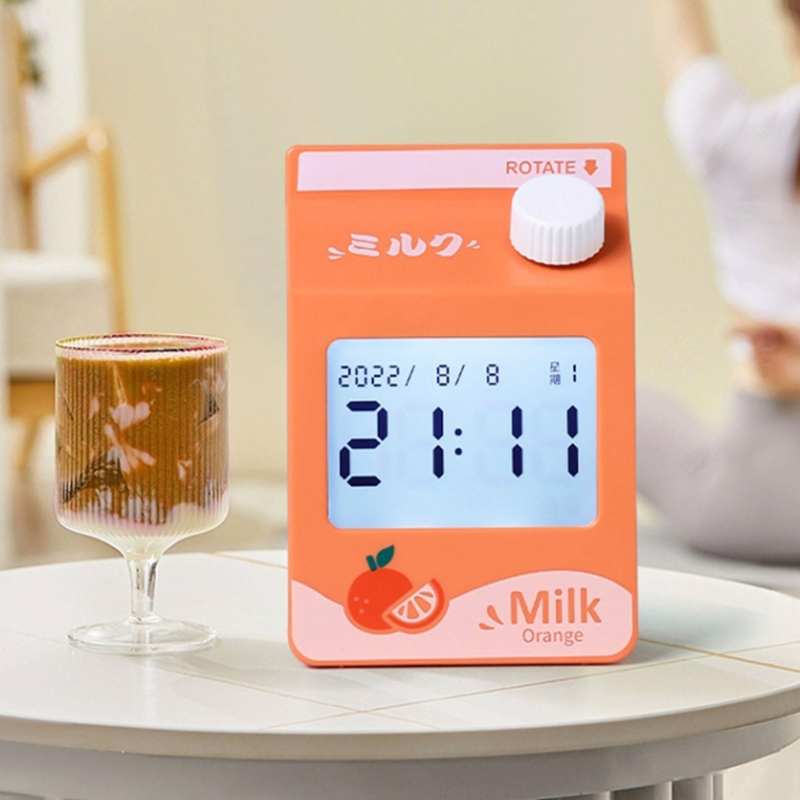 Digitaler Timer, digitaler Timer, leiser 99-Minuten-Countdown-Timer, Zeitmanagement-Tool for Kinder mit Wecker, Küchentimer for Kochen, Zeiterinnerung for Klassenzimmer, Kinderlehrer, Fitness-Visual-T