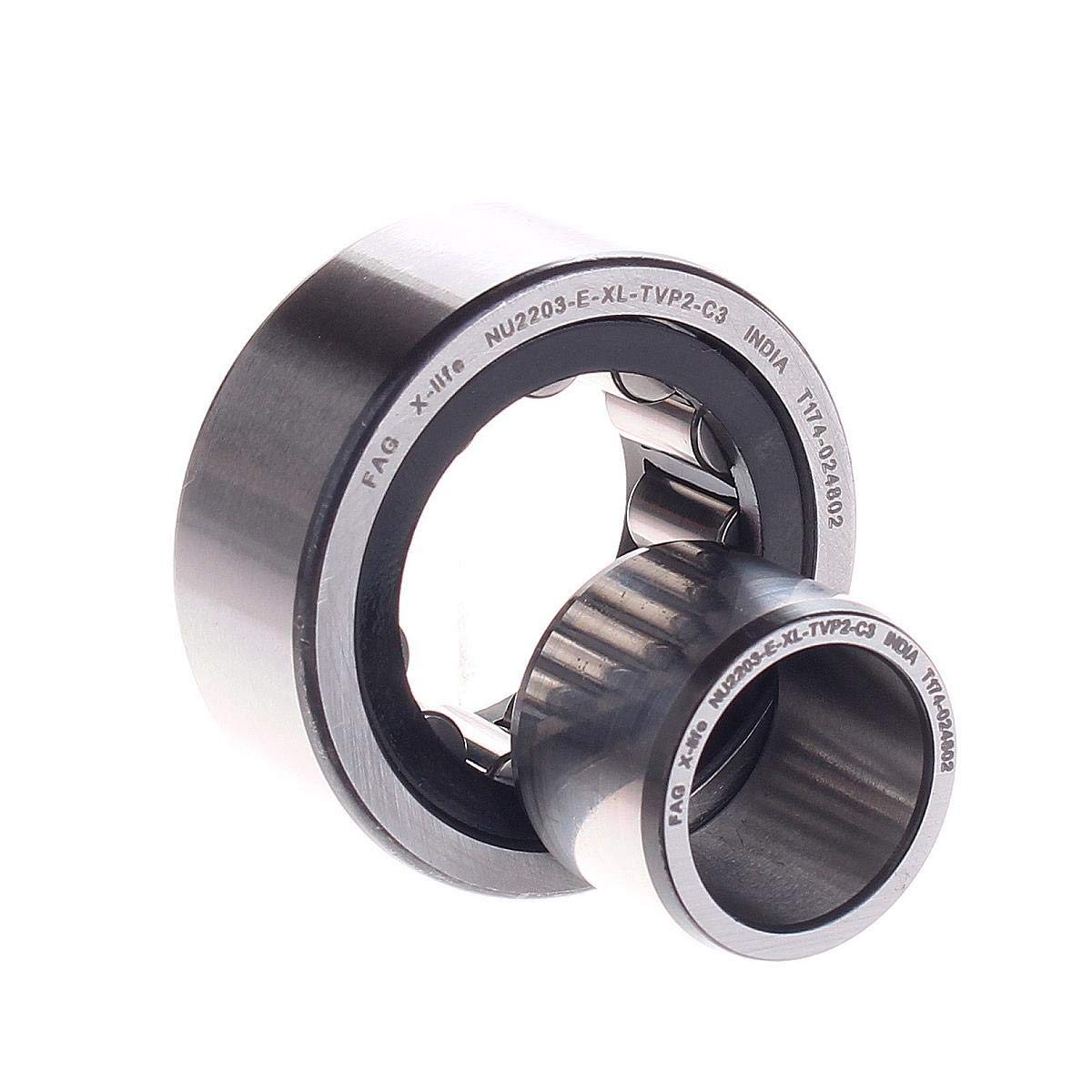 NU2203-E-XL-TVP2-C3 FAG Zylinderrollenlager Roller Bearing 17,00x40,00x16,00mm