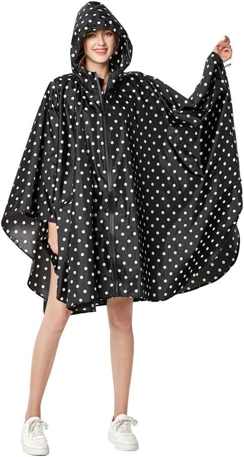 poncho da pioggia per donne più taglia