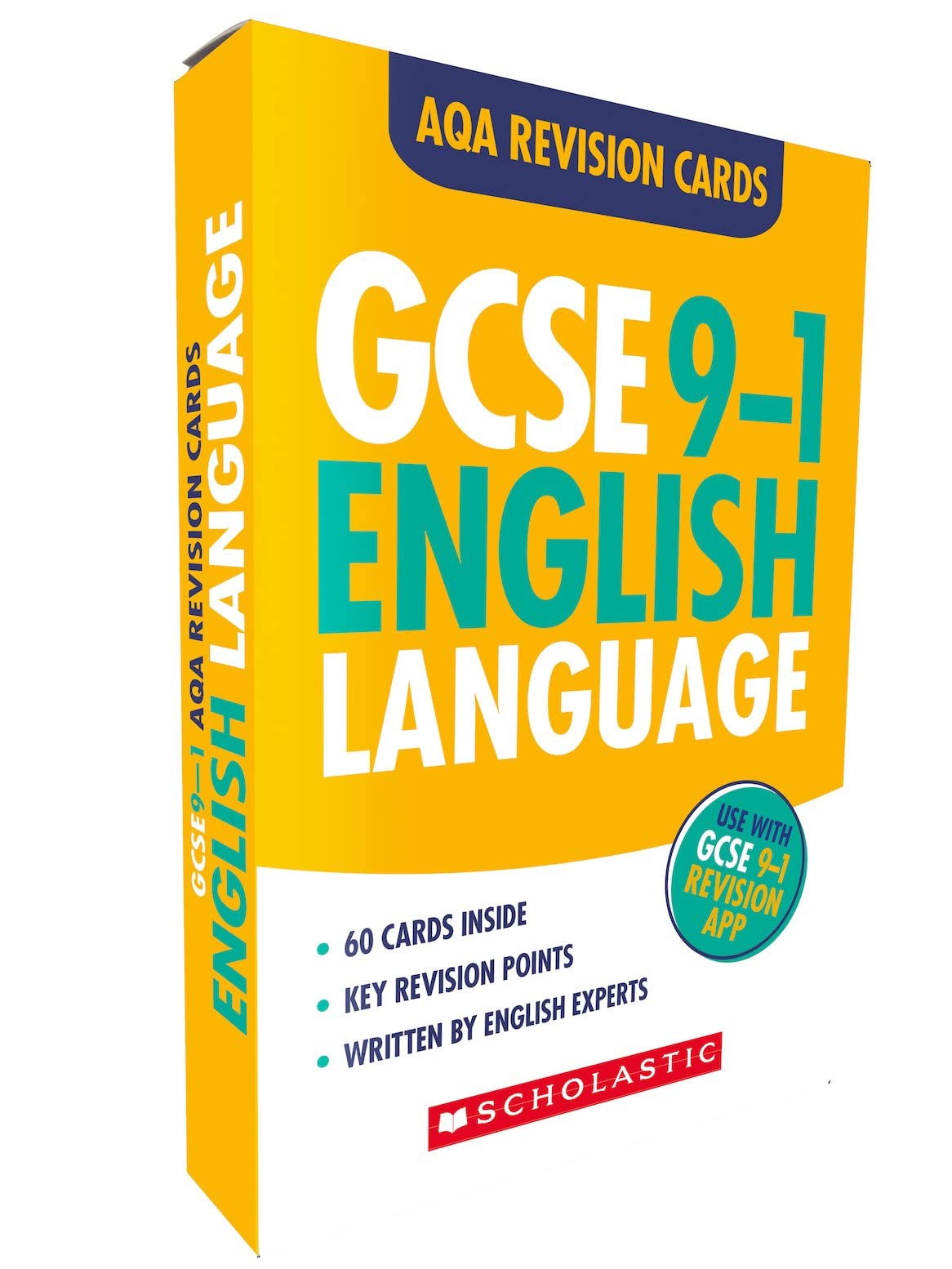 English Language: GCSE Revision Cards for AQA English with free app (GCSE Grades 9-1 Revision Cards)