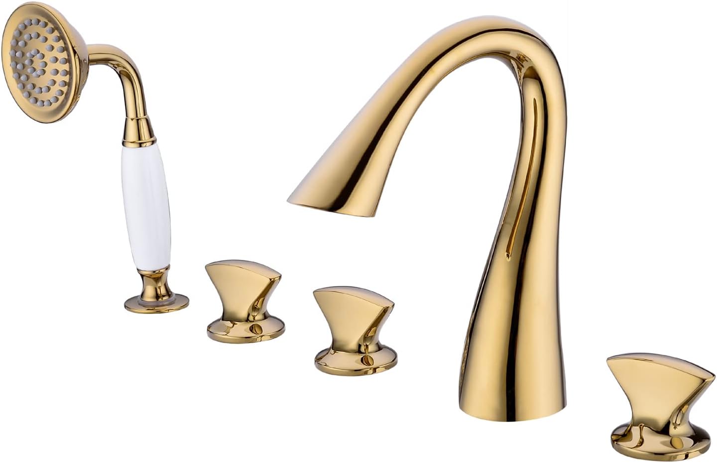 Speakman Lura 1.2 GPM Brushed Bronze Lever Handles Wall-Mounted Faucet - View #8