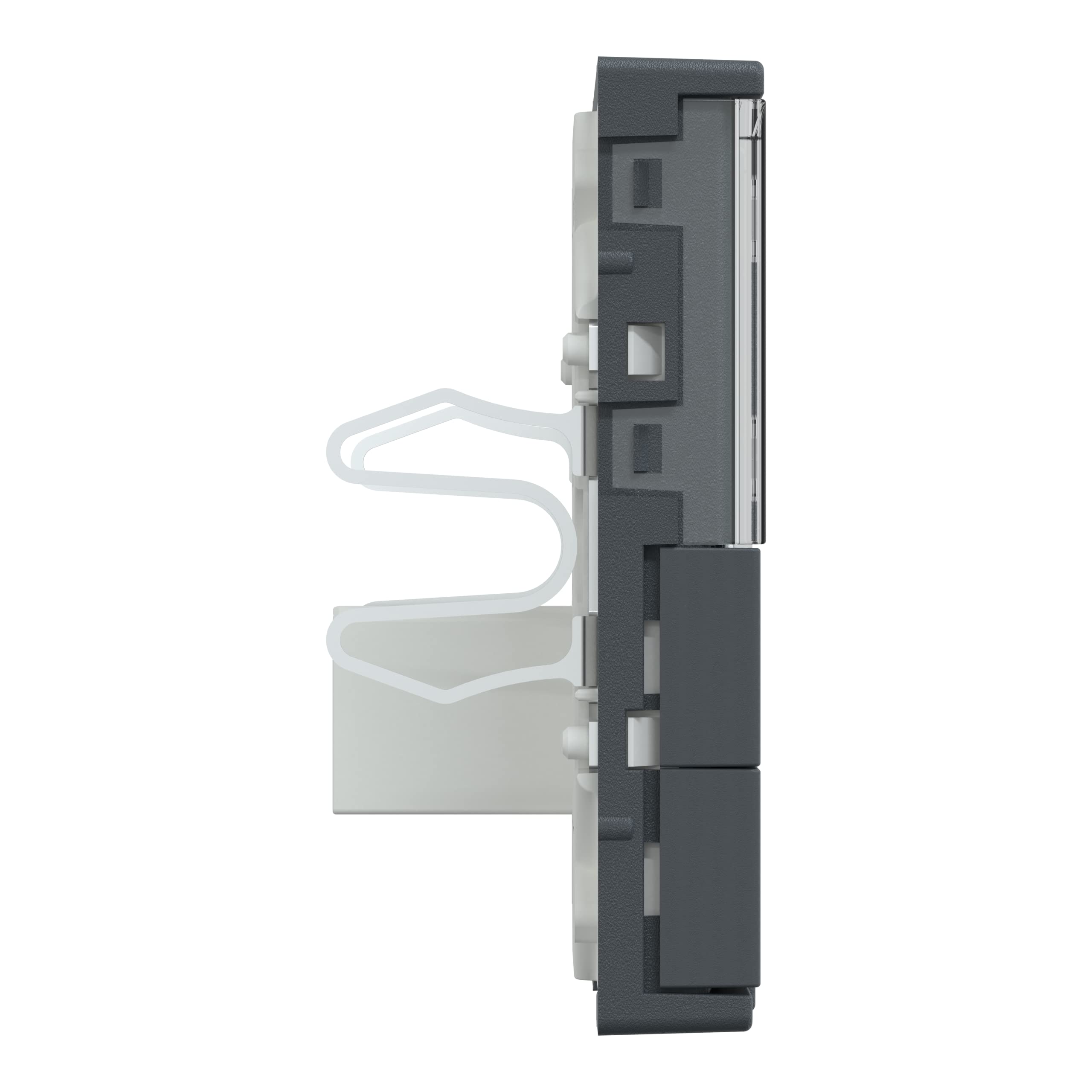 Schneider Electric Merten MEG5754-0414 - Timer da incasso digitale, per interni con interruttore, colore antracite, sistema M