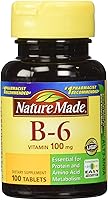 Vista 9 de Nature Made Vitamina B6 100 mg Tabs, 100 ct