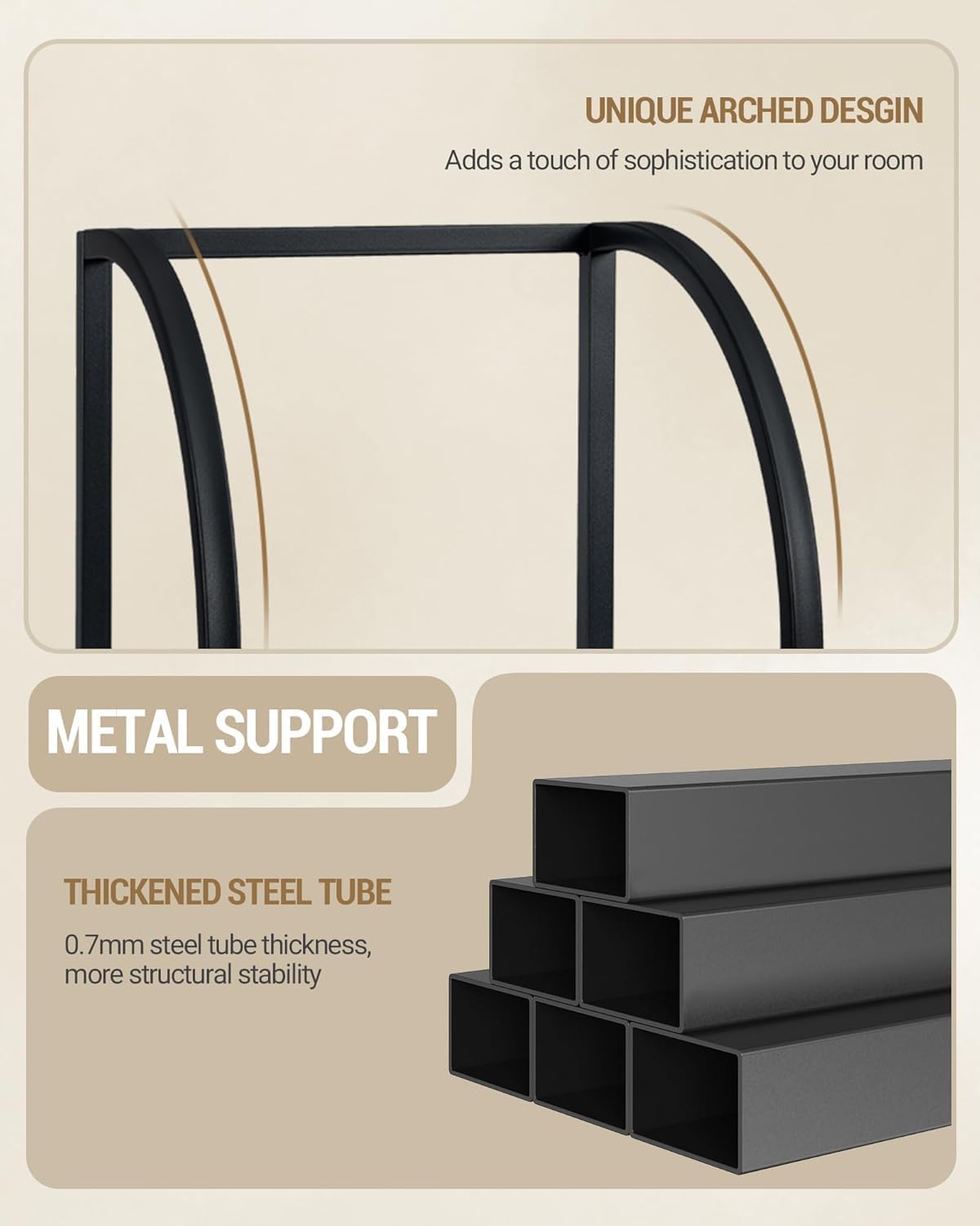 Bookshelf Narrow Bookcase, Tall Storage Rack with Steel Frame, Display Standing Shelf Unit, Skinny Book Shelf for Study Living Room Home Office, Industrial Style, 6-Tier Black BC56004B