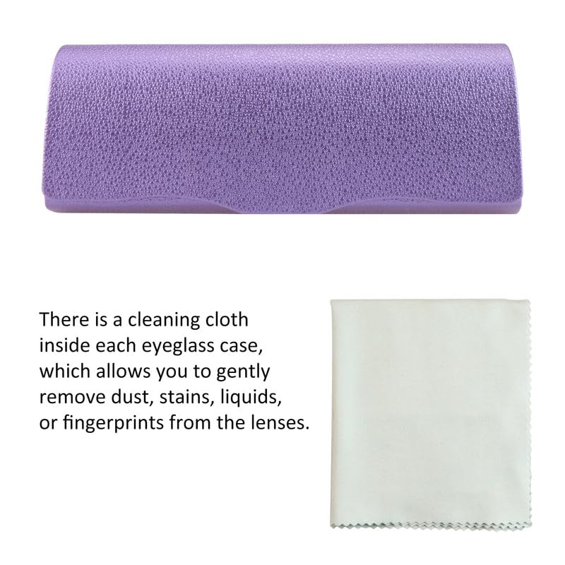 Image of VisionGlobal Hard Shell Eyeglass Case for Eyeglasses and Sunglasses for Men /Women and Kids