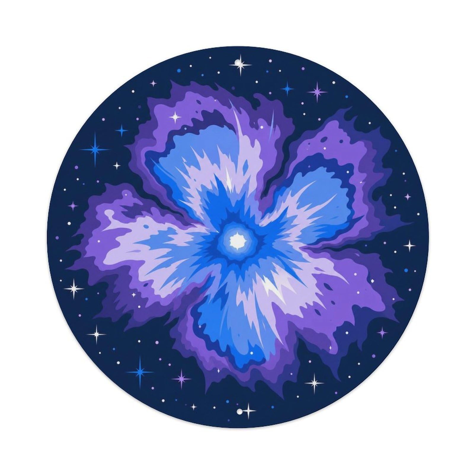 Cosmos Galaxy Iris Nebula Cosmic Space Universe Metal Tin Sign