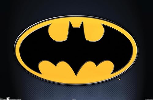 Trends International DC Comics - Póster de pared con símbolos de Batman, 14.725 x 22.375 pulgadas, versión premium sin marco