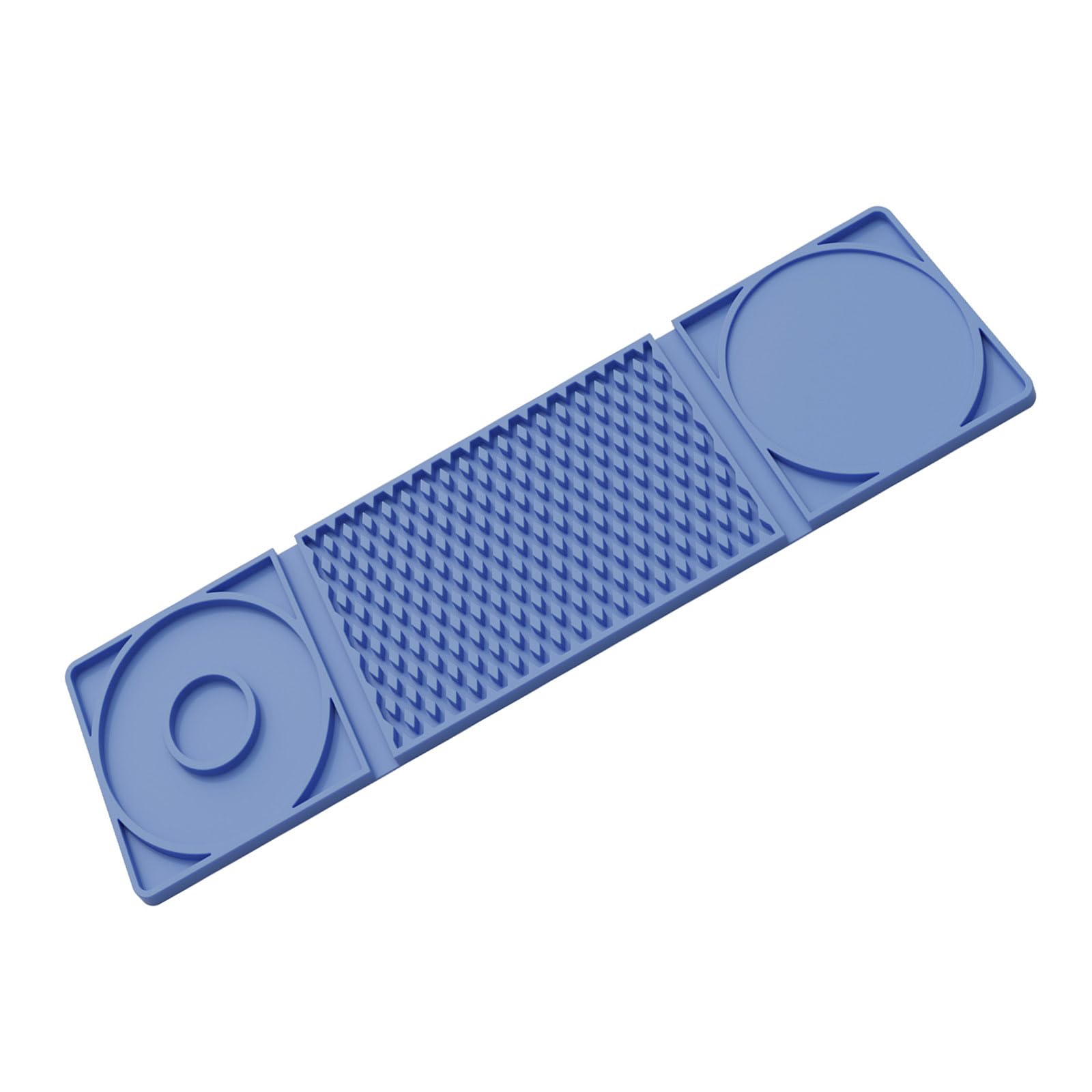Foldable Silicone Counter Mat, Raised Drain Texture, Cup Pad for Kitchen Counter, Coffee Station, Dining Table Area Drain Tray Mat Beverage Station Pad Tableware Drying Cup Holder Kitchen Organizer