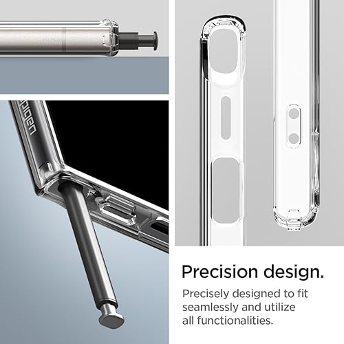Miniatura 6 de Spigen Funda ultra híbrida diseñada para Galaxy S24 Ultra (2024), antiamarilleo protección de grado militar - Zero One White