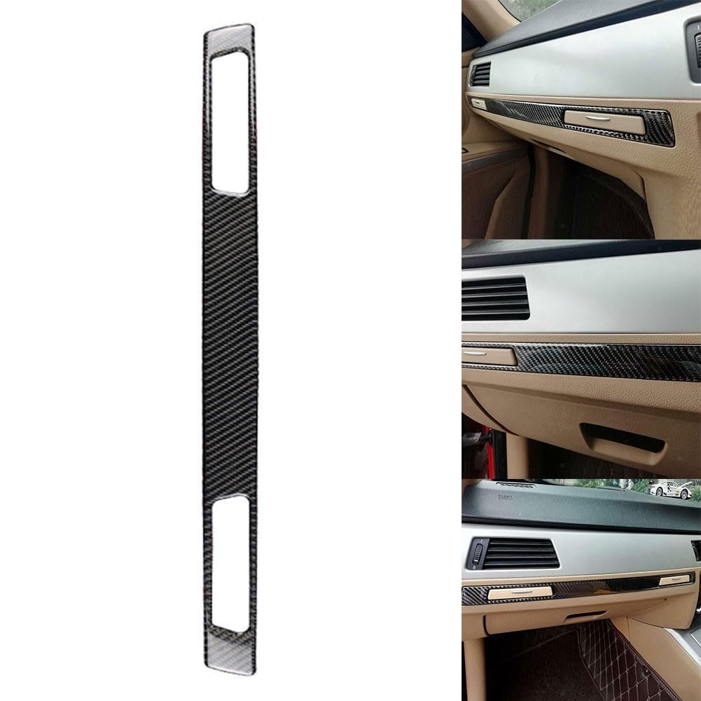 Per BMW Serie 3 (E90/E92/E93) Interno In Fibra di Carbonio Portabicchiere Acqua Trim Leggero ed Elegante Design