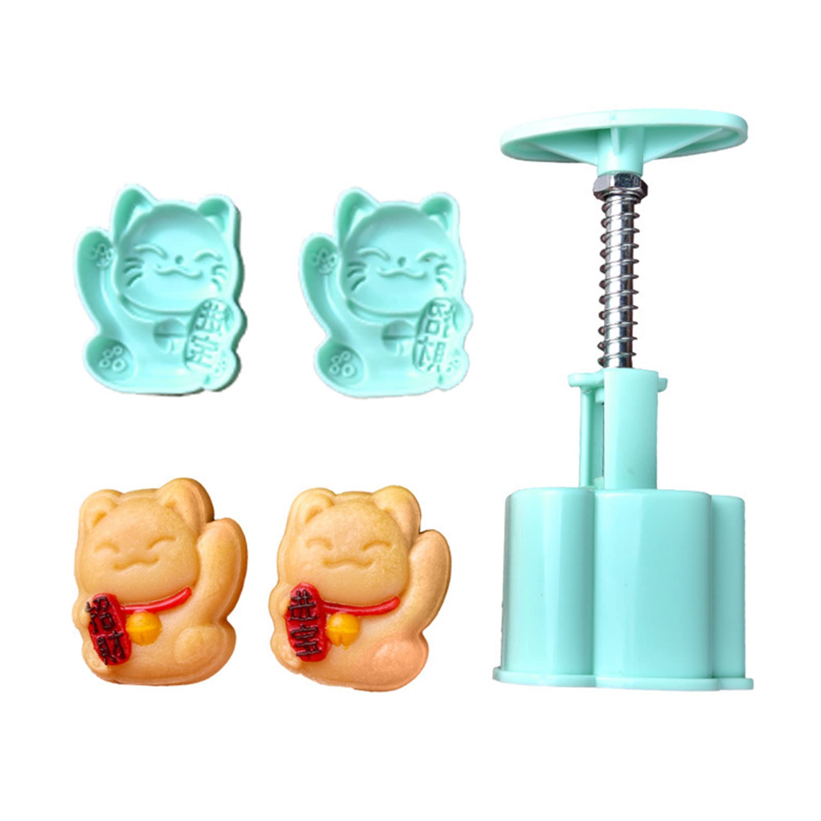 Elnwnnkc Cookie Stamp Cake Maker Exquisite Pineapple Pastry Press Festival Decoration Hand Cutter Cake Mold Cookie Stamps for Baking