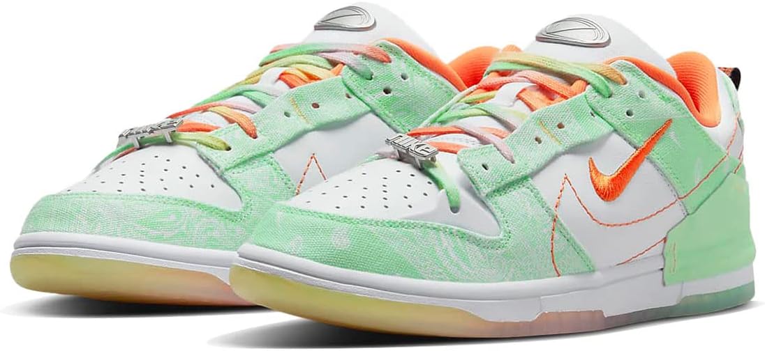 Amazon | [ナイキ] ダンク ロー ディスラプト 2 W DUNK LOW DISRUPT 2  ホワイト/ホワイト/ミントフォーム/セーフティオレンジ FJ7745-181 日本国内正規品 | NIKE(ナイキ) | ランニング