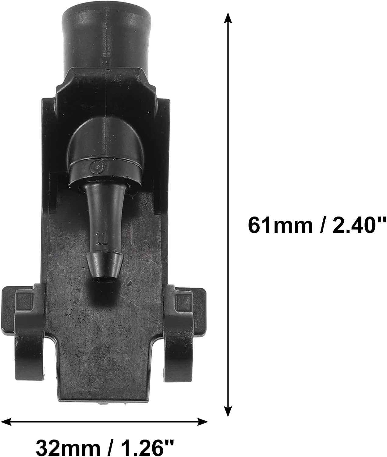 ACROPIX Front Car Windshield Washer Nozzle Wiper Spray Jet Fit for Honda Pilot - Pack of 2 Black