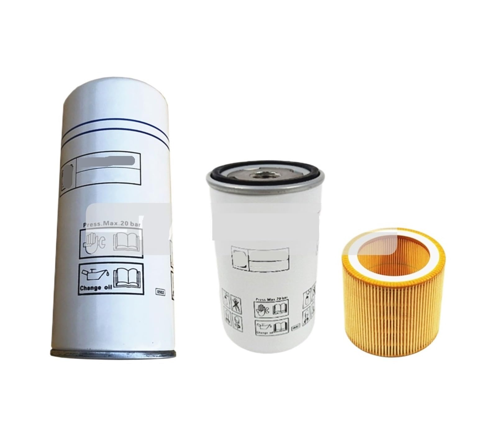ZVQYSGIW 2901200650 Filter Kit Fits Air Compressor