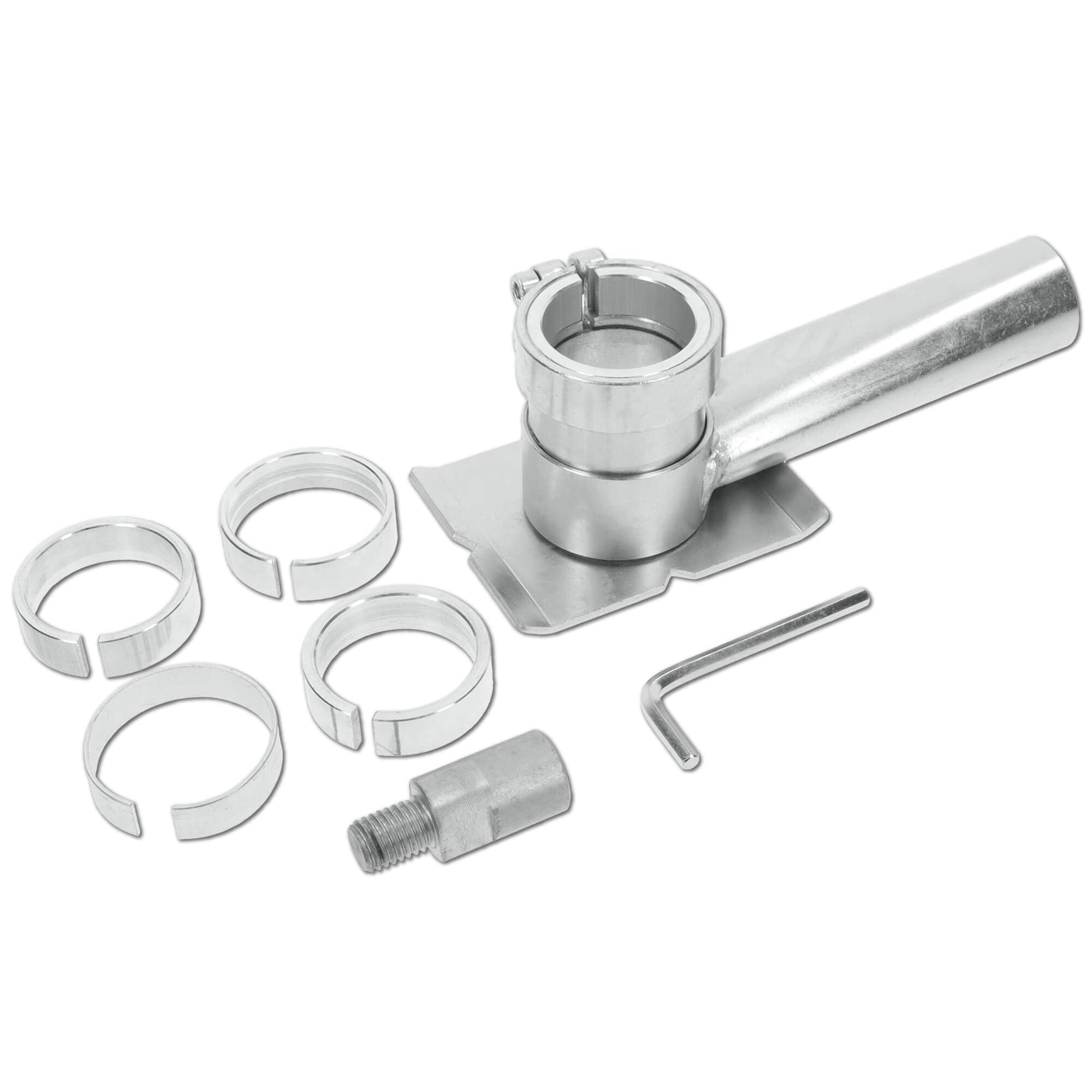 Marcrist RDC45 Router & Dust Guard for Angle Grinders 115mm & 125mm - Universal Diamond Mortar Router Guard with Dust Extraction, Depth Control & Cutting Guide