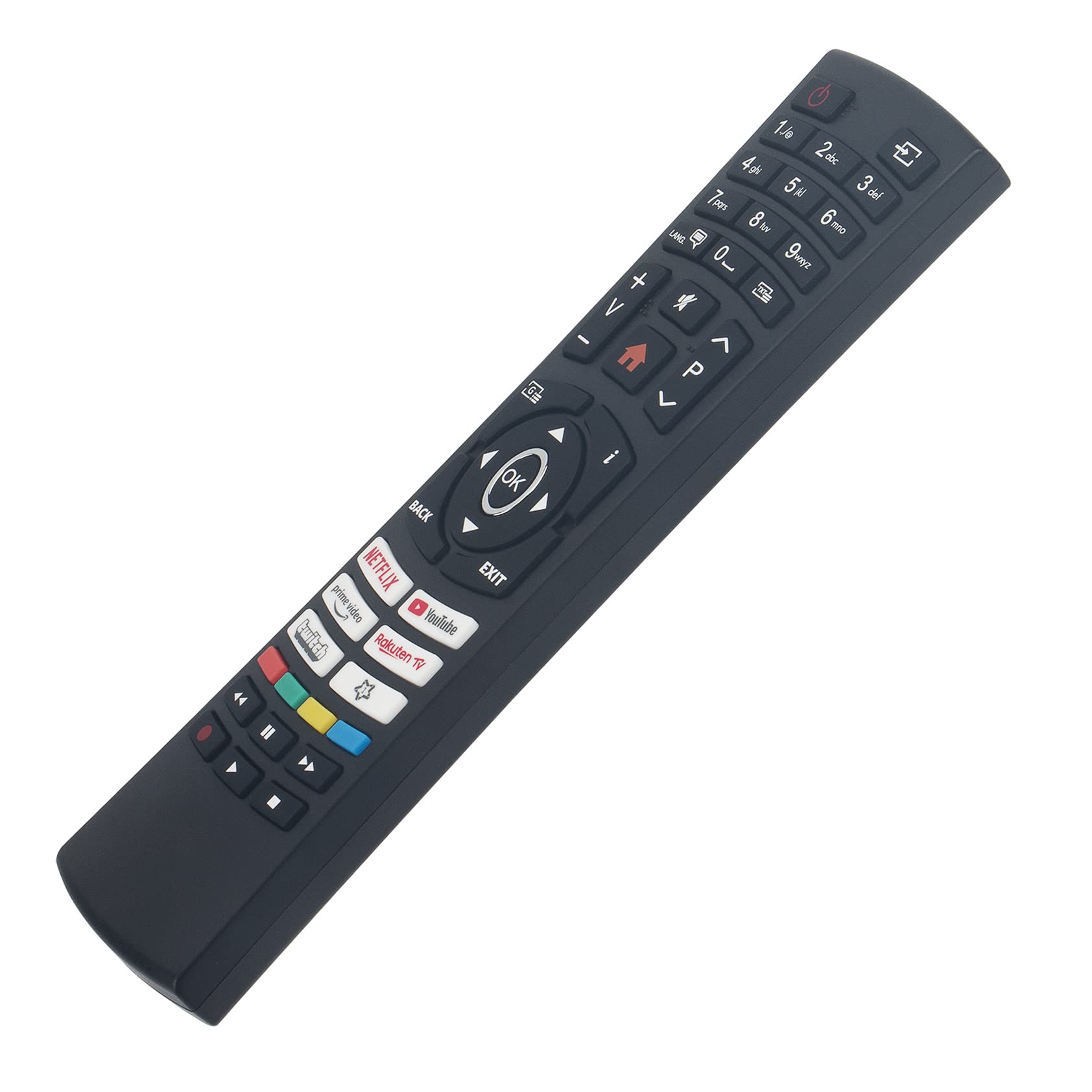 AULCMEET Control Remoto de reemplazo Compatible con Dyon 4K OLED Smart TV Enter 20 39 40 Pro Live 22 Sigma 24 32