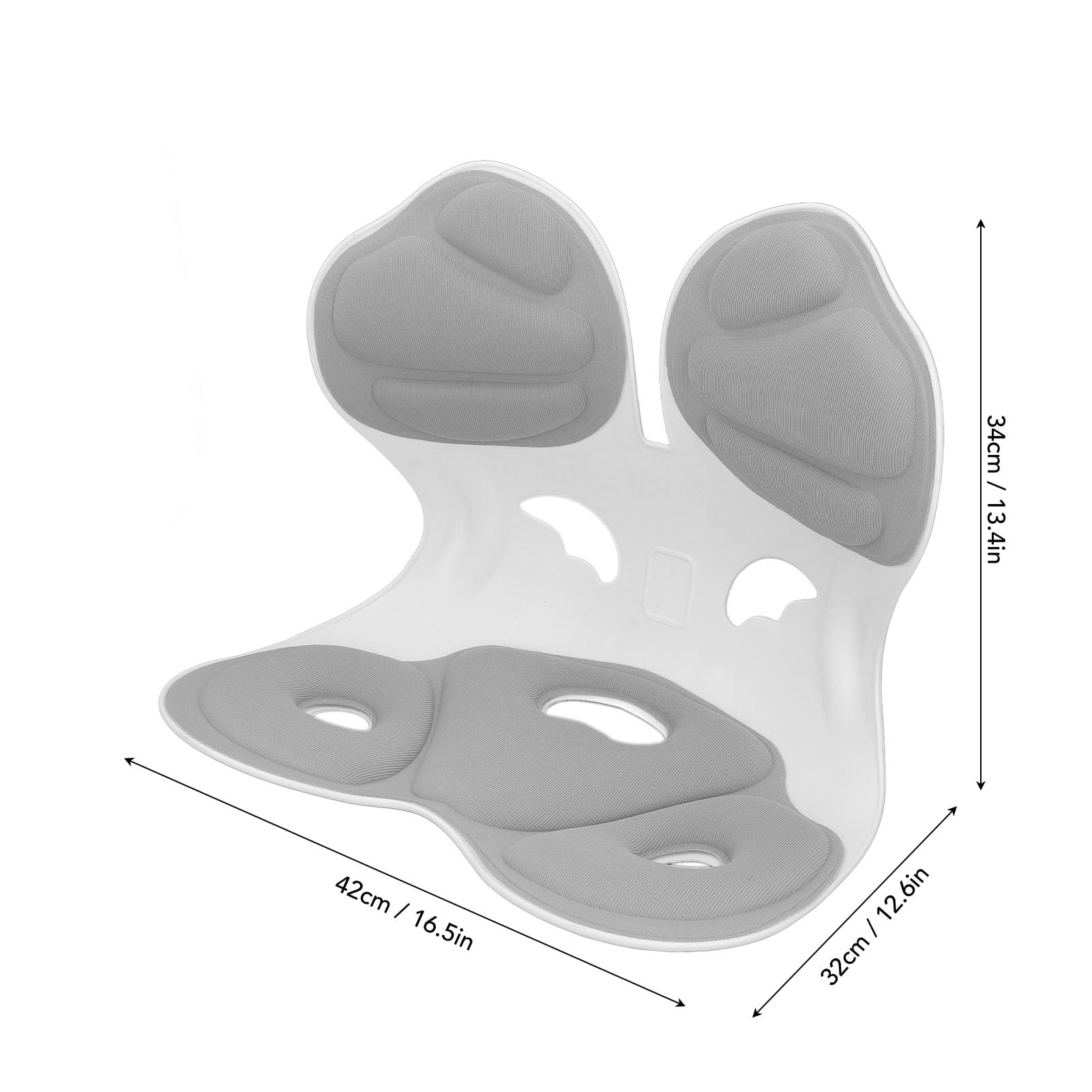 Garosa Innovador Diseño en Forma de Pétalo, Soporte Lumbar Ergonómico, Apoyo para la Cintura en la Oficina, Cojín para la Cintura Sedentario que Proporciona Alivio Terapéutico y Mejora