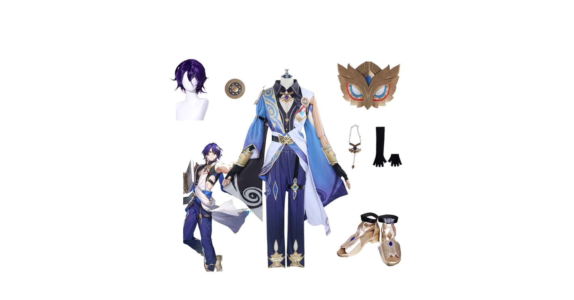 崩壊スターレイル Dr.レイシオ コスプレ フルセット Amazon.co.jp: [HIIP] Dr.レイシオ 崩壊スターレイル コスプレ