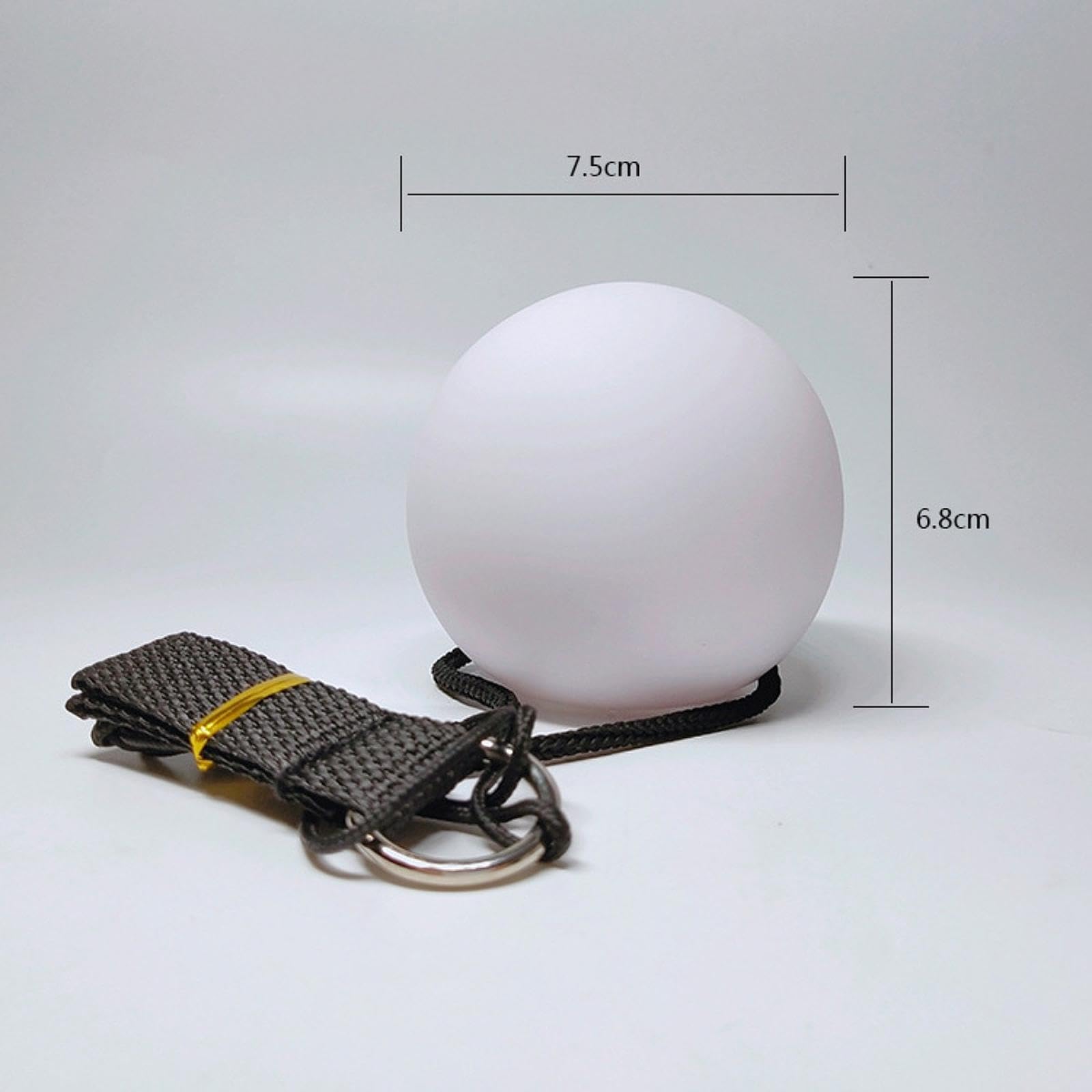 Harilla LED-Poi-Ball, Poi-Wurfball, Übungsball mit Stange für Anfänger, Bauchtanzbälle, Fitnessball, Sport, Party, Tanz, Leuchtball