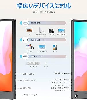 Amazon.co.jp: EVICIV モバイルモニター 15.6インチ 1920*1080
