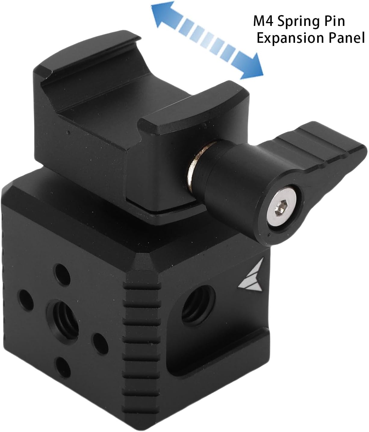 Sanpyl Cold Shoe Adapter Mount for RS2, RSC2, RS3, RS3 Pro, RS4, RS4 Pro stabilizers, Integrates 1/4 inch, 3/8 inch Screw Hole, Rod Clamp Mount Expander
