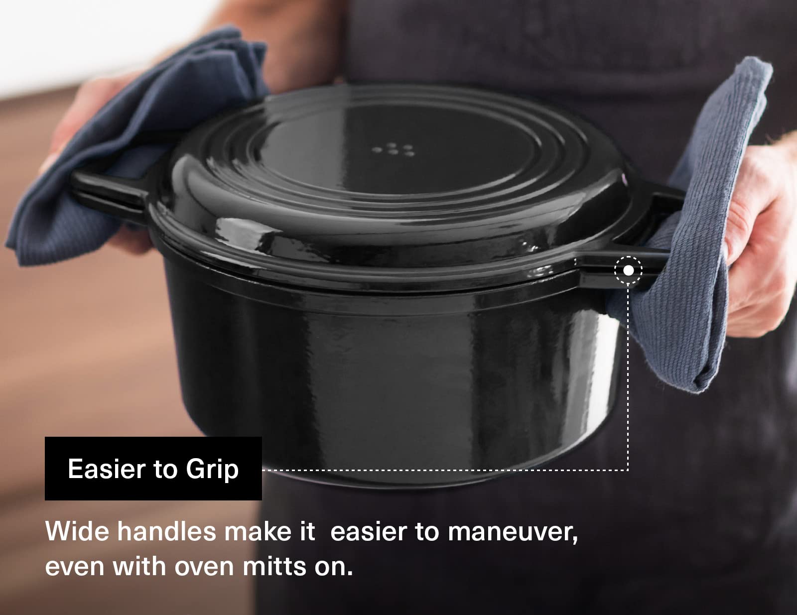 Amazon.co.jp: Misen エナメル鋳鉄ダッチオーブン - 7クォート