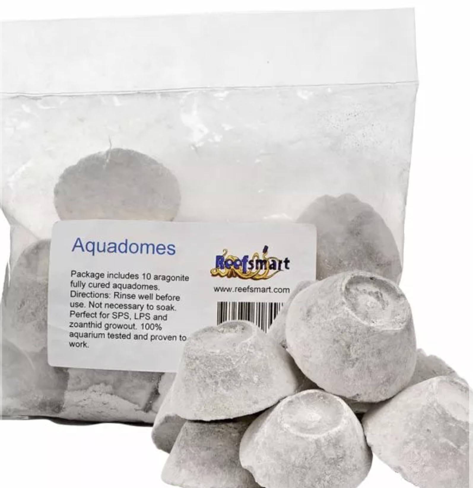 AQUADOMES Large Heavy Coral Frag Plugs Mounts, 10 Pack
