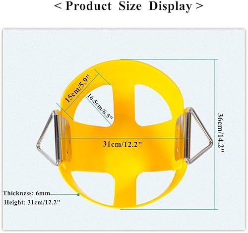 Miniatura 6 de Asiento de columpio de respaldo alto para niños pequeños con cadenas de columpio recubiertas y ganchos a presión, totalmente ensamblado Azul
