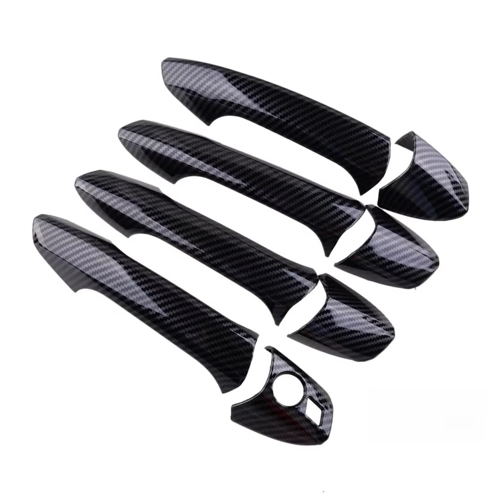 TRGDFDAA Door Handle Trims Covers Compatible with Benz for Classe GLK X204 2010 2011 2012 2013 2014 2015 Modified Exterior Door Handle Decoration Bright Strips