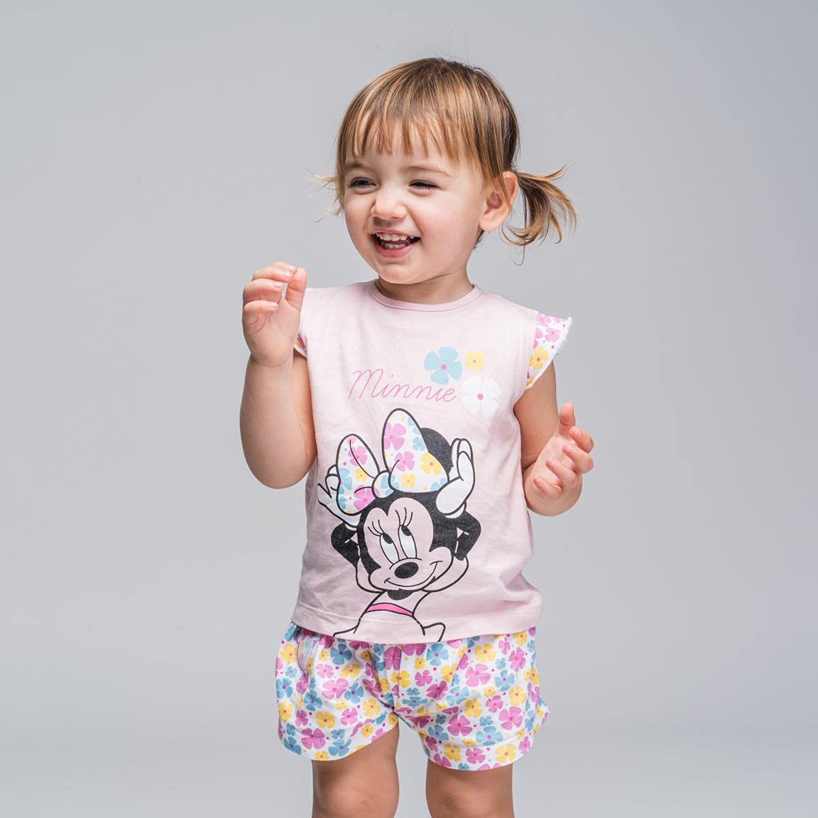CERDÁ LIFE'S LITTLE MOMENTS Pijama Verano Minnie Mouse Niña De Color Rosa-Licencia Oficial Disney Pigiama Estivo Bambina Licenza Ufficiale Bimba