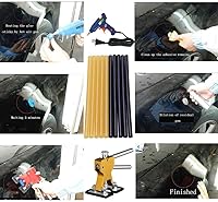 Vista 4 de Barras de pegamento para reparación de abolladuras sin pintura, barras de pegamento caliente para reparación de automóviles, herramienta