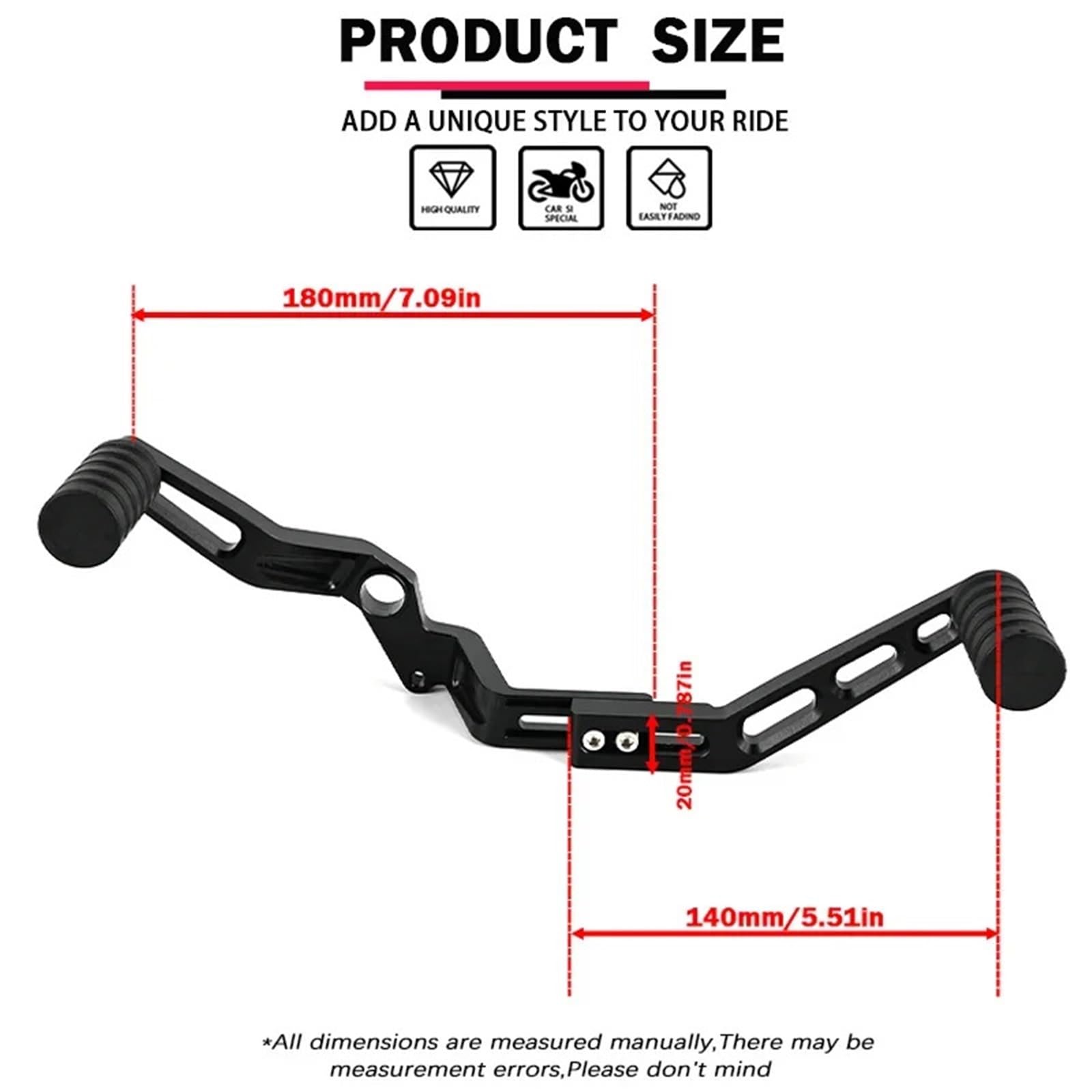Pięta Palce Dźwignia Do Harley Nightster 975 RH975 2023-2024