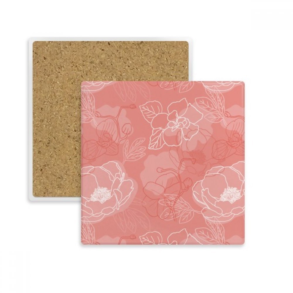 Dessous de verre pivoine pour sublimer vos pauses café et apéritifs