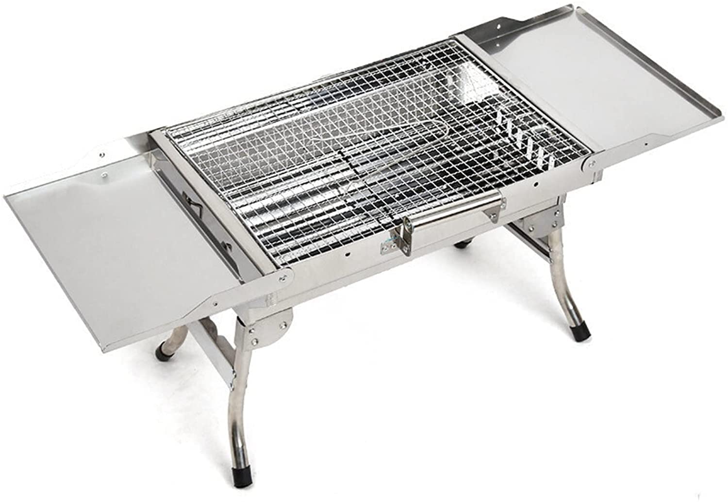 Składany grill ze stali nierdzewnej Zewnętrzny przenośny węglowy Wielofunkcyjny,Grill ogrodowy