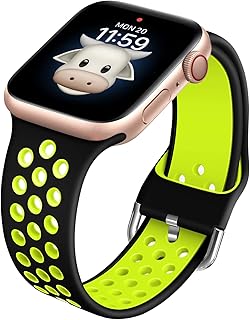 Compatible with Kids Apple Watch Band, Waterproof Silicone Strap for Boys Girls, Compatible with Apple Watch Series 9/8/7/...