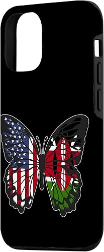 Miniatura 5 de iPhone 12 Pro Max Kenyan Roots USA and Kenya Mix Butterfly Kenya Heritage Case