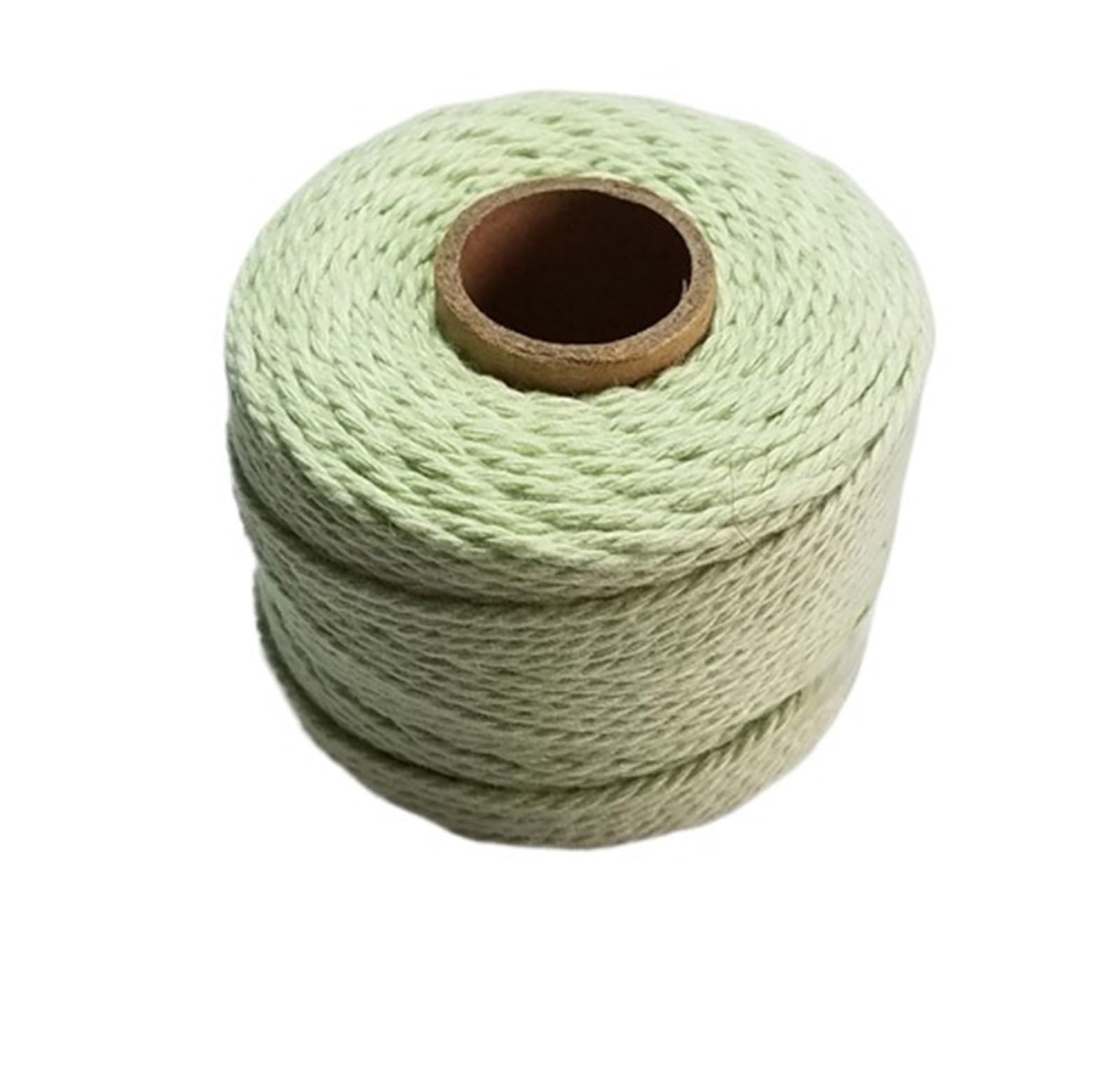 Cotton Macrame Cord Colourful Cotton Rope 80m/roll Twine Macrame Cords String Thread For Party Wedding Decoration Accessory DIY(Green)