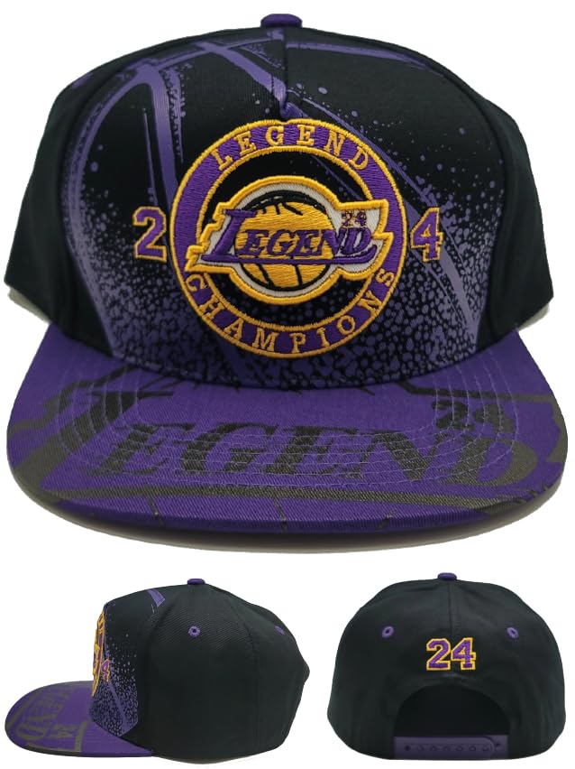 Los Angeles Legend 24 Snapback Black Purple